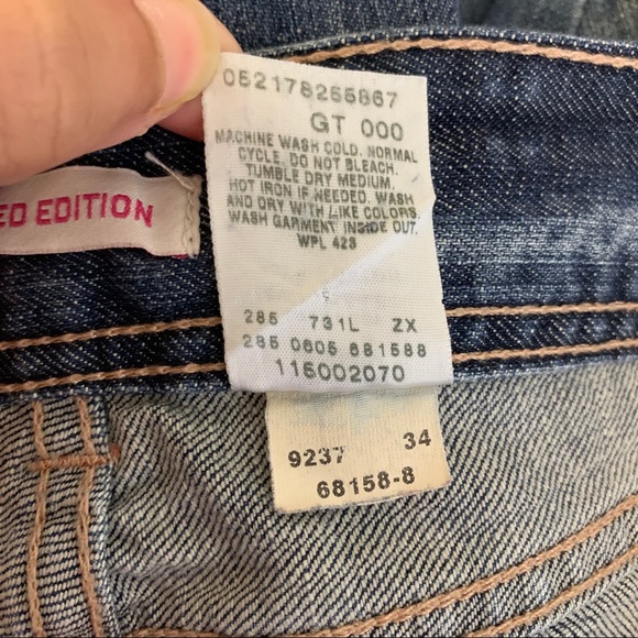 Levi's Limited Edition Bootcut Jeans Sz 11 M - Picture 10 of 10